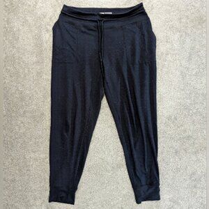 LOLË black activewear pants women's size Medium